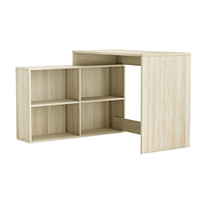 Bureau D'angle CORNER Avec 4 Niches - Chêne Shannon Bureaux enfant