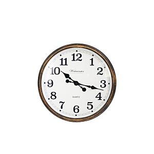 Horloge Murale 40,2x40,2x4,8cm - Marron Horloges