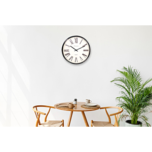Horloge Murale 35,5x35,5x4,2cm - Noir