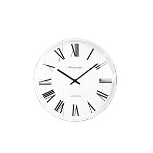 Horloge Murale 35,5x35,5x4,2cm - Blanc Horloges