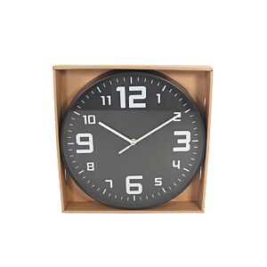 Horloge Murale 29,3x29,3x5cm - Noir Horloges
