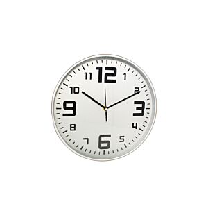 Horloge Murale 29,3x29,3x5cm - Blanc Horloges