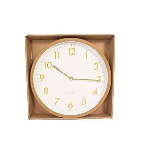 Horloge Murale 30,5x30,5x4,4cm - Jaune Horloges