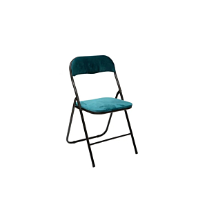 Chaise Pliante en Velours NYD Chaises sans accoudoir