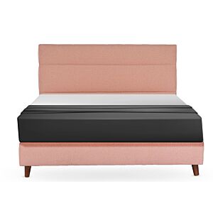 Lit Tapissé NEW MARSILIA En Tissu - Rose Lits adulte
