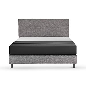 Lit Tapissé New MARSILIA En Tissu - Gris Foncé Lits adulte