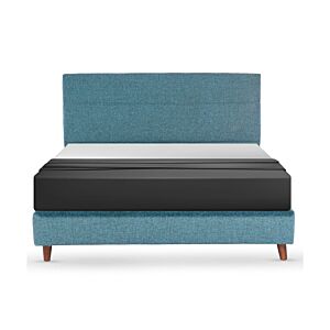 Lit Tapissé NEW MARSILIA En Tissu - Turquoise Foncé Lits adulte