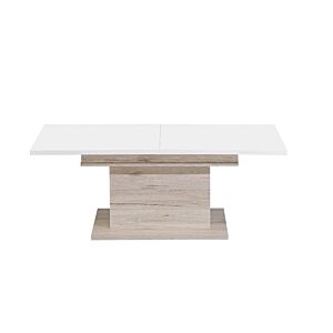 Table Basse TRAPP - Blanc/Chêne 
