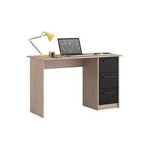 Bureau INFINITY - Chêne / Noir