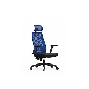 Fauteuil Président BEIRUT - Bleu / Noir