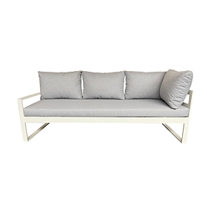 Coin Bas PARIS + Table Basse - Gris Clair