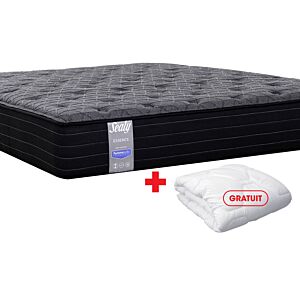 Matelas SEALY ESSENCE - Gris + Couette Gratuite