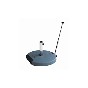 Base Parasol 60 Kg Ronde - Gris Support de parasol