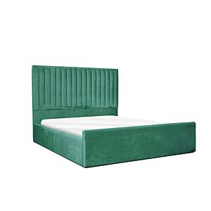 Lit Tapissé MADEIRA En Velours - Vert Royal Lits adulte