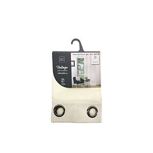 Rideau Voilage À Œillets - Blanc Cassé Rideaux