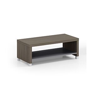 Table Café RESPECT - Noyer / Gris Table basse d'accueil