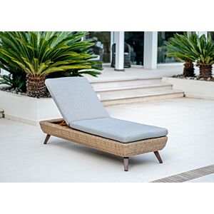 Bain De Soleil Multiposition RIVIERA - Gris / Miel