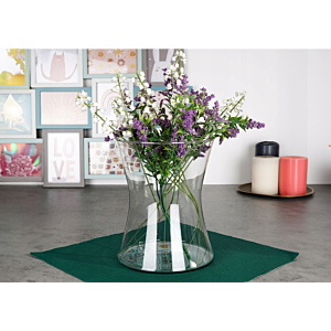 Vase En Verre 16x20cm - Blanc