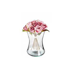 Vase En Verre 16x20cm - Blanc Vases