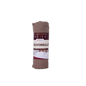 Set De 2 Taies D'oreillers 50x70cm - Marron