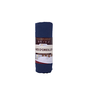 Set De 2 Taies D'oreillers 50x70cm - Bleu Nuit