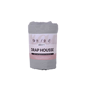 Drap Housse Bonnet De 30cm - Gris Clair