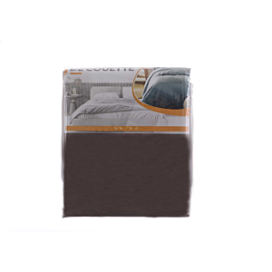 Housse De Couette Unie - Marron