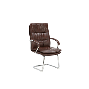 Fauteuil Visiteur BRAIN - Marron