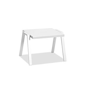 Table D'Appoint Carré AUREA - Blanc