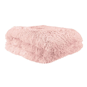 Couvre Lit Poils Longs - Rose