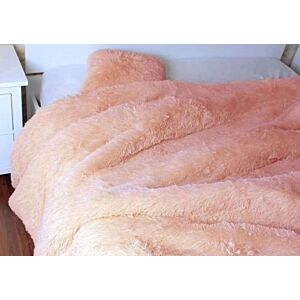 Couvre Lit Poils Longs - Rose Parure de lits