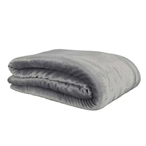 Plaid Imitation Fourrure SHERPA - Gris Plaid et couvertures
