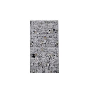 Tapis ROYAL 80x150cm Aux Motifs Artisanaux - Gris Tapis descente de lit