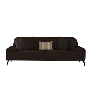 Salon MUENO 3+2+1 Avec Fonction Lit - Marron