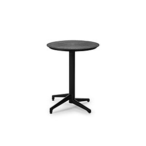 Table MOON Ronde Pliable - Noir Meubles jardin