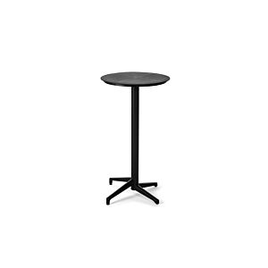 Table Haute MOON Ronde - Noir 