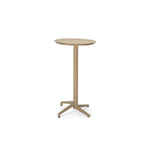 Table Haute MOON Ronde - Cappuccino