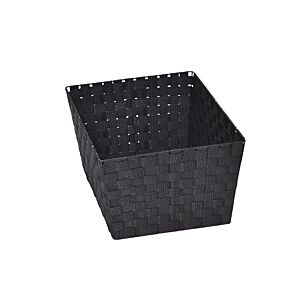 Panière Dressing Tressée 36x46x24cm - Noir Paniers et corbeilles