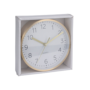 Horloge Murale 15x4cm - Blanc
