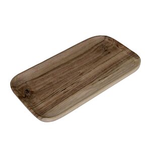 Plateau Bois 40cm - Marron Serviteurs