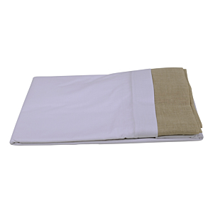 Nappe Artisanale Rectangulaire 250x150cm - Blanc