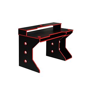 Bureau ATLANTIX GAMING 1 - Noir / Rouge 