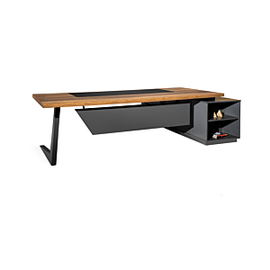 Bureau Directionnel Gauche OSCAR Z - Chêne / Gris