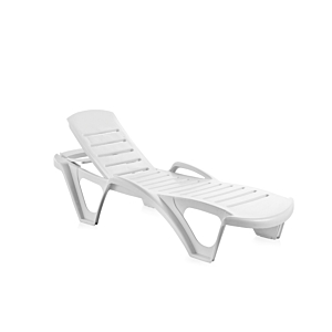 Bain De Soleil Multipostions MONOBLOCK - Blanc Transat et bain de soleil