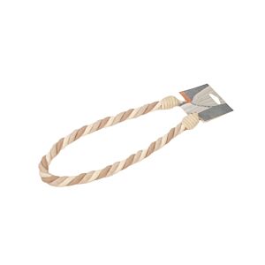 Embrasse Câble Coton - Taupe / Blanc Tringles et accessoires rideaux