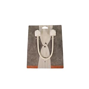 Embrasse Twist Géométrique - Blanc Tringles et accessoires rideaux