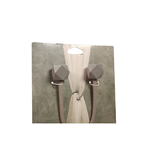 Embrasse Twist Géométrique - Argent