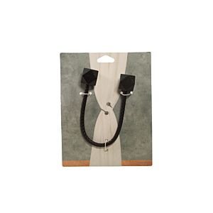 Embrasse Twist Géométrique - Noir Mat Tringles et accessoires rideaux
