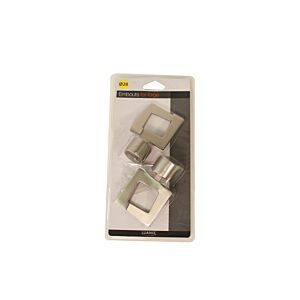 Embout UPPER EAST SIDE X2 - Argent Mat Tringles et accessoires rideaux