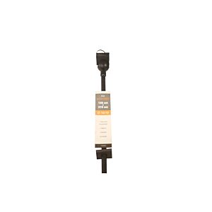 Tringle 120-210cm Embout ZENITUDE - Noir Mat Tringles et accessoires rideaux